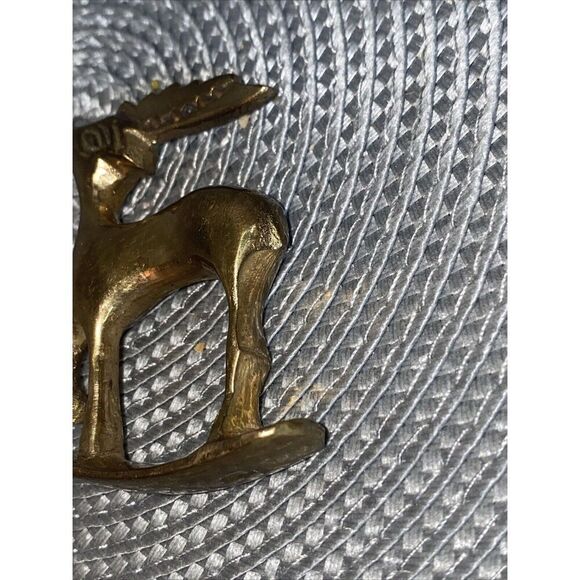 WC Designs Reindeer Brass Made In India - Picture 7 of 8